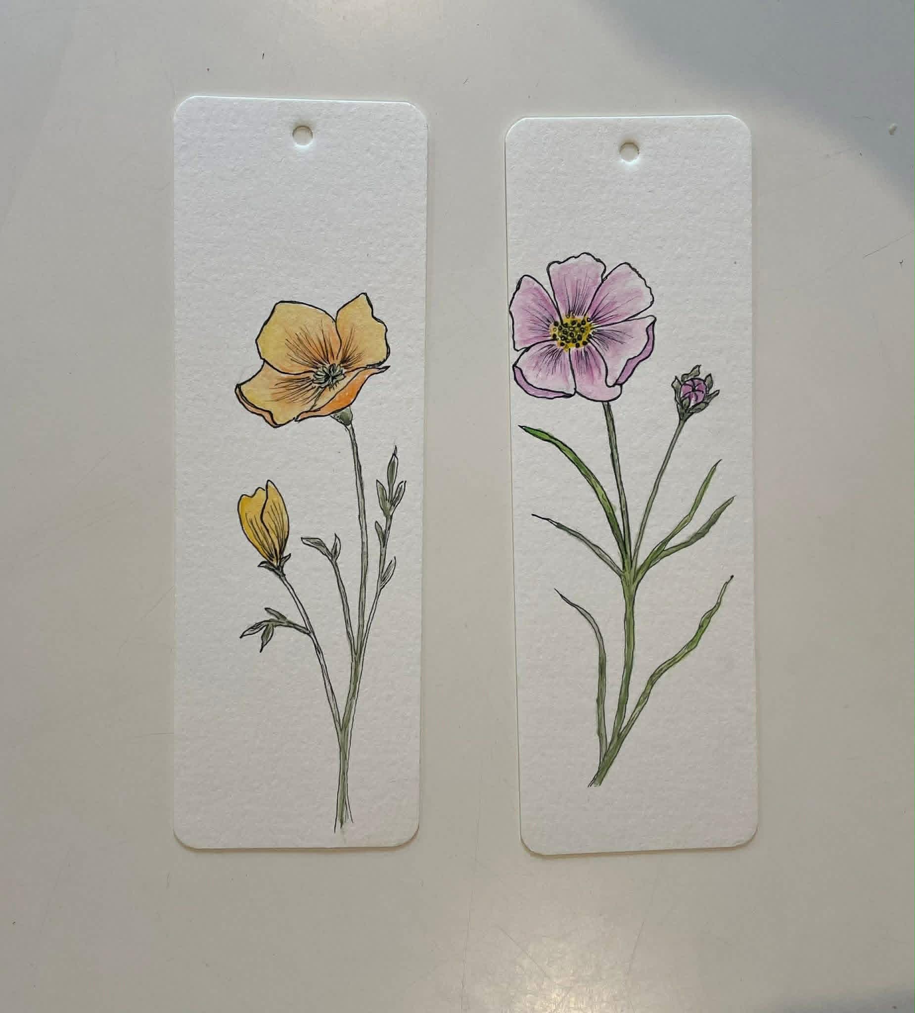 watercolour flowers